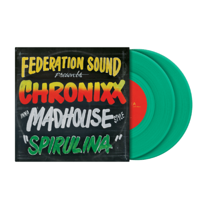 7 inch Serato Control Vinyl Pressing Serato X FEDERATION SOUND w CHRONIXX inna MADHOUSE pair, chronixx vinyl, chronixx