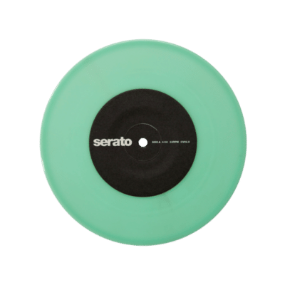 7 inch Serato Control Vinyl Pair Standard Color Glow In the Dark