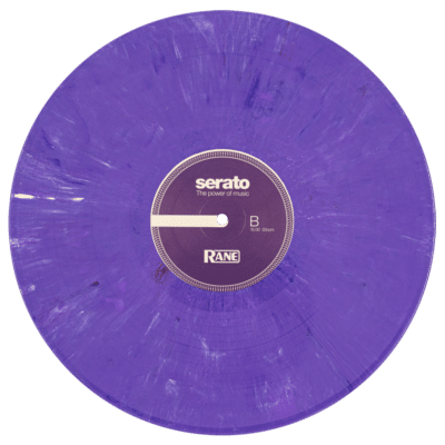 12 inch Serato Control Vinyl Pressing Purple Rane X Serato Pressing pair, b side