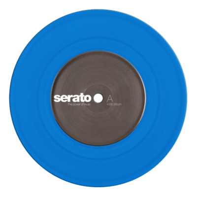 7 inch Serato Control Vinyl Pair Standard Color Blue